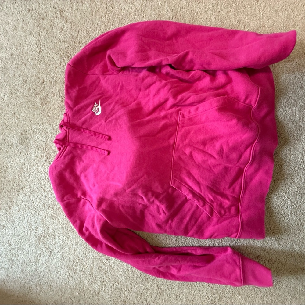 Nike Women's Vibrant Pink Pullover Hoodie